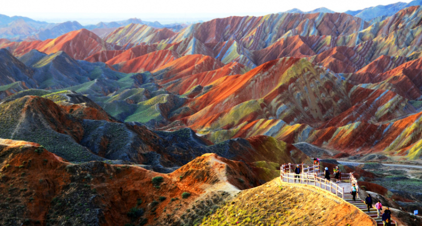 Zhangye Danxia – Гірська веселка у Китаї